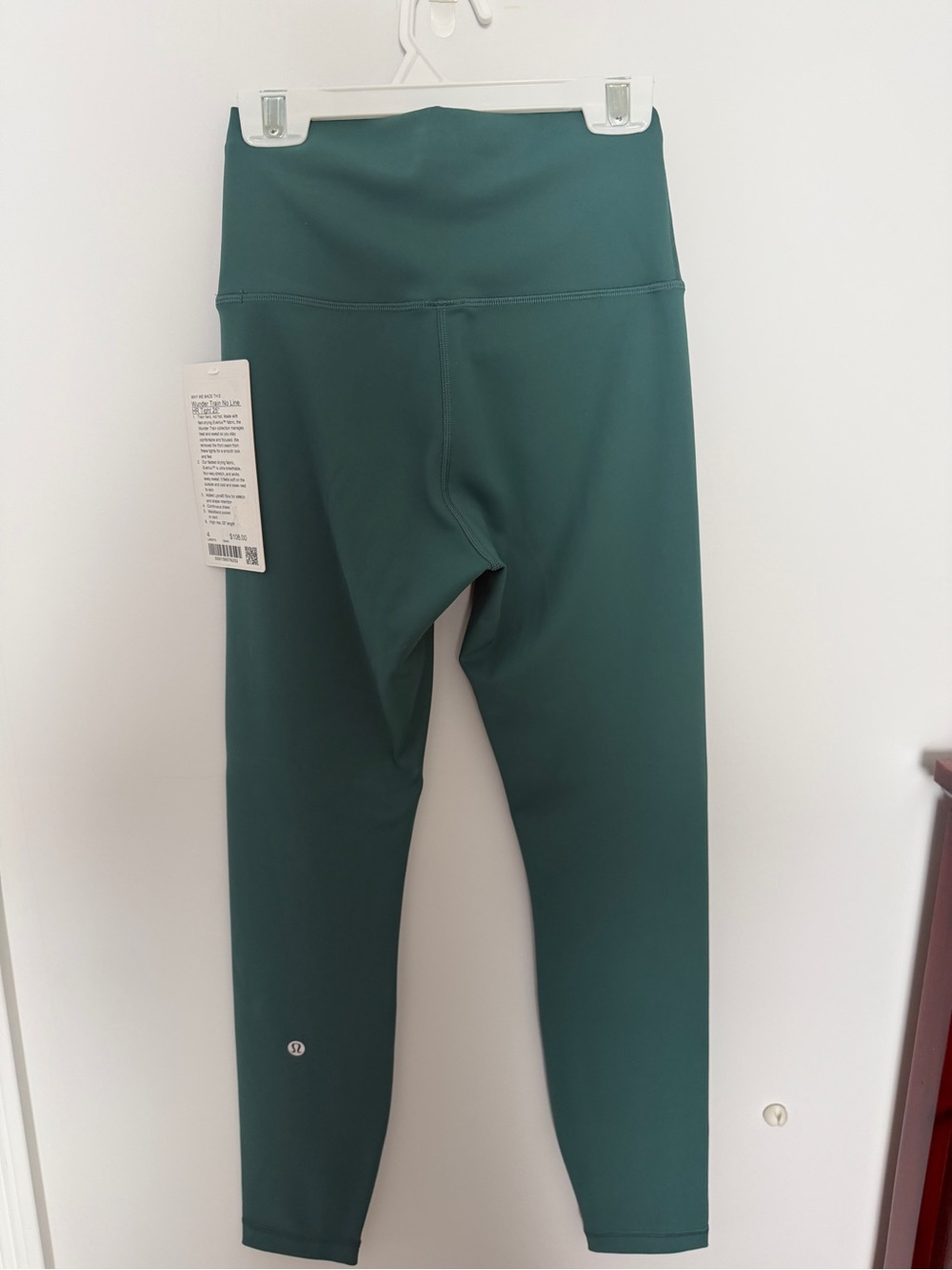 Lululemon Wunder Train No Line HR Tight 25” Size 4 Green NWT